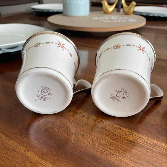 Mug Solitaire White Christmas by Lenox - 1, 2, 3 & 4 available - Picture 4 of 5